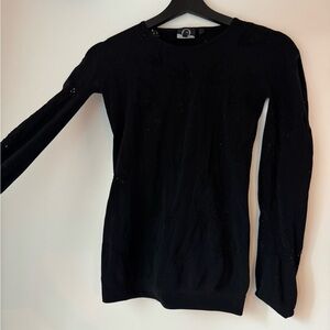 Alexander McQueen Black Knit Top